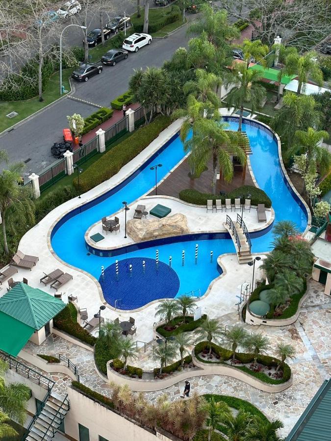 ריו דה ז'ניירו Flat Com Vista Panoramica -15- Na Barra Da Tijuca - Estacionamento Gratuito - Frigobar - Ar Condicionado - Piscina - Academia - Balsa Para Praia Gratis - Varanda - Vista Parcial Mar E Lagoa מראה חיצוני תמונה