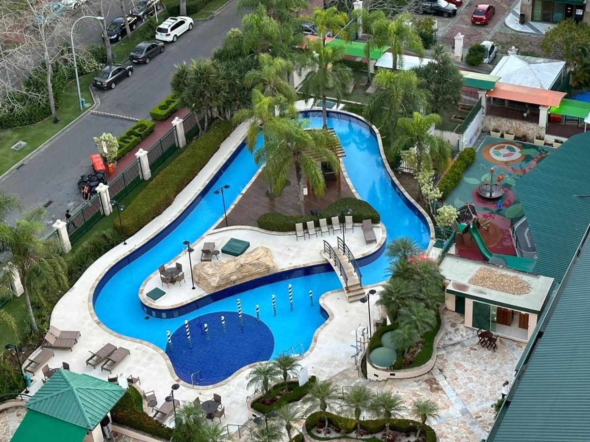 ריו דה ז'ניירו Flat Com Vista Panoramica -15- Na Barra Da Tijuca - Estacionamento Gratuito - Frigobar - Ar Condicionado - Piscina - Academia - Balsa Para Praia Gratis - Varanda - Vista Parcial Mar E Lagoa מראה חיצוני תמונה